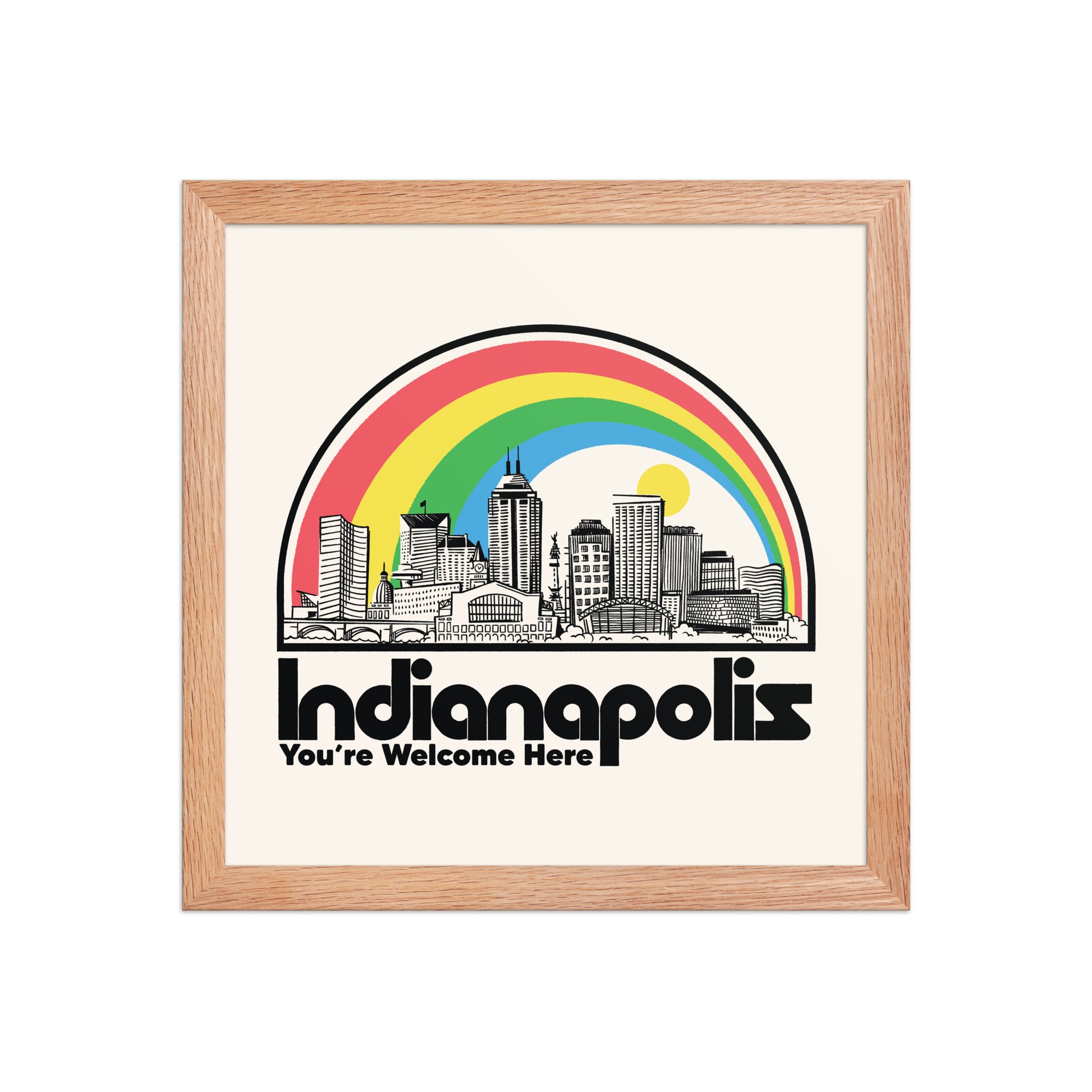 You're Welcome Here Poster - United State of Indiana