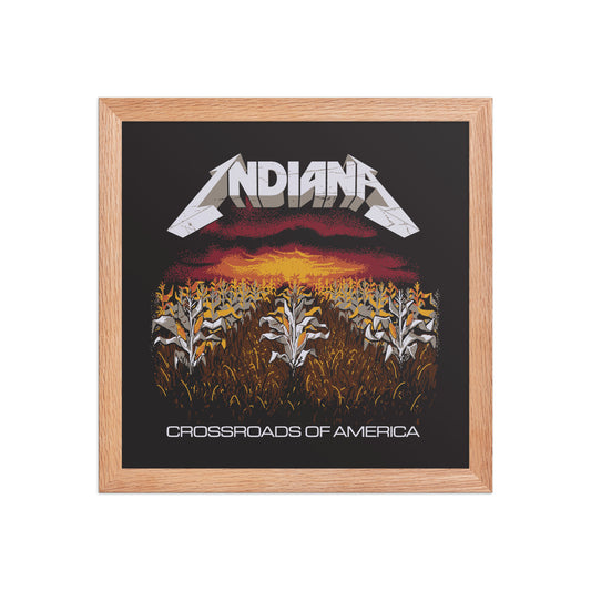 Crossroads of America Metal Poster