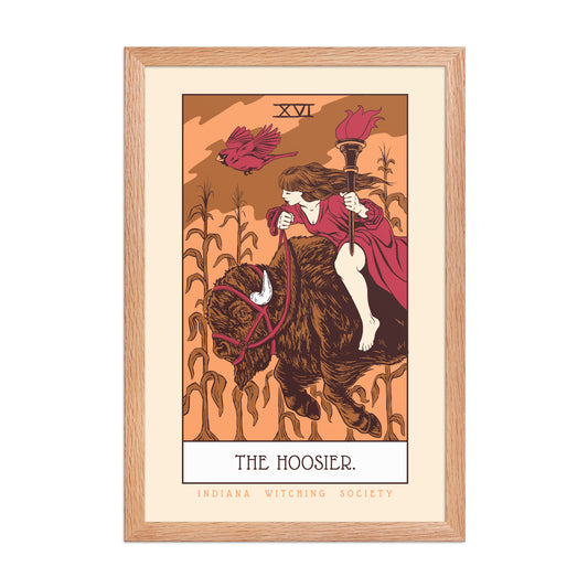 The Hoosier Tarot Poster - United State of Indiana