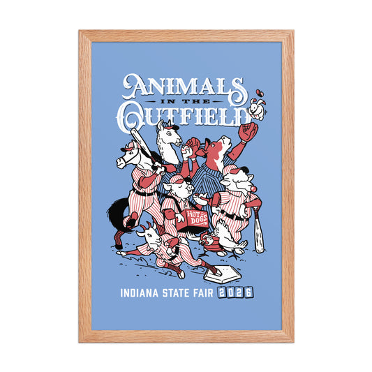 Animals in the Outfield Poster
