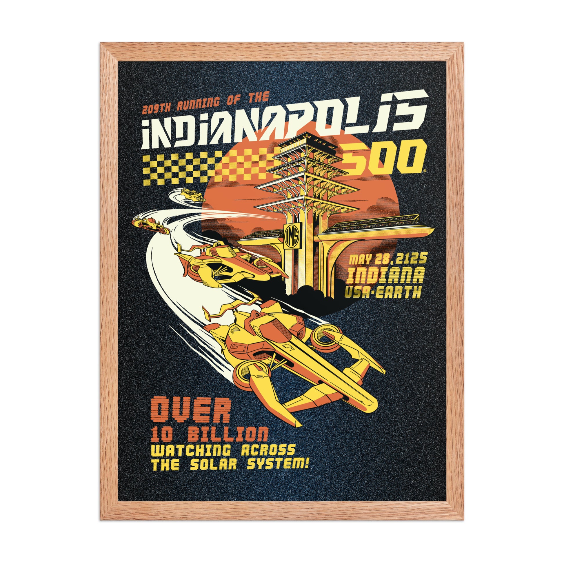 2125 Indy 500 Poster - United State of Indiana
