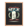 Retro Winners Drink Milk Poster - United State of Indiana