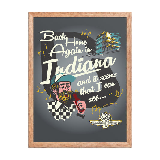 Back Home Again Song Poster - United State of Indiana