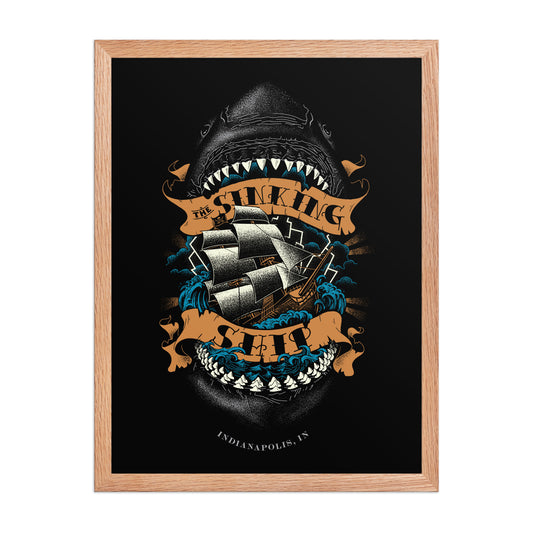 Sinking Ship Poster - United State of Indiana