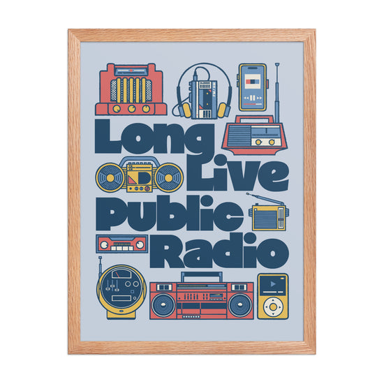 Long Live Public Radio Poster - United State of Indiana