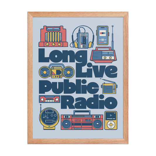 Long Live Public Radio Poster - United State of Indiana