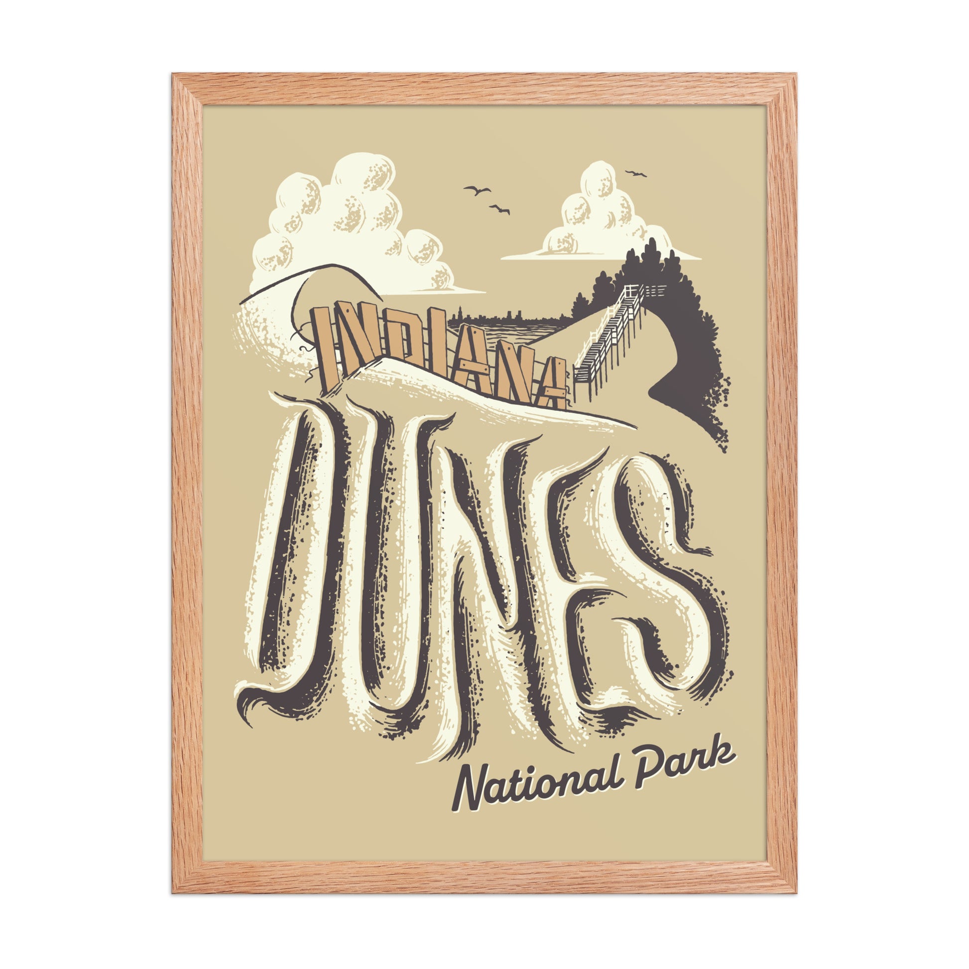 Indiana Dunes National Park Poster - United State of Indiana