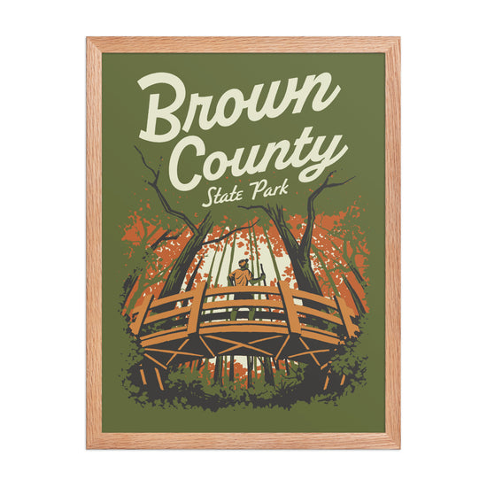 Brown County State Park Poster - United State of Indiana