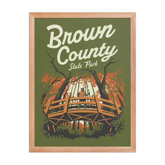 Brown County State Park Poster - United State of Indiana