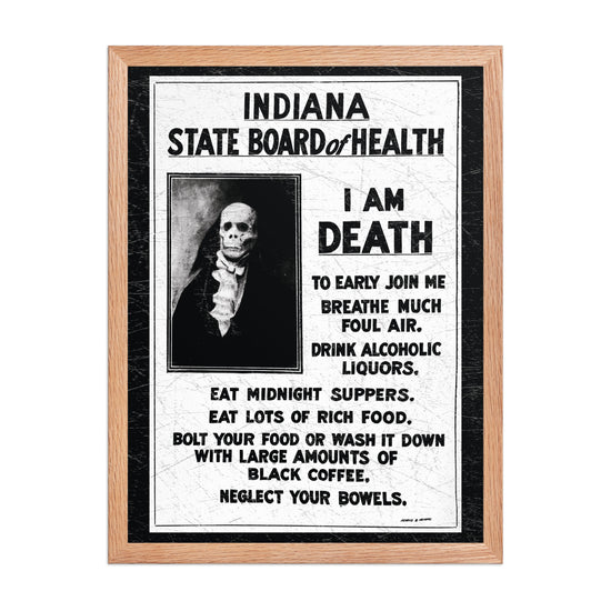 I Am Death Poster - United State of Indiana