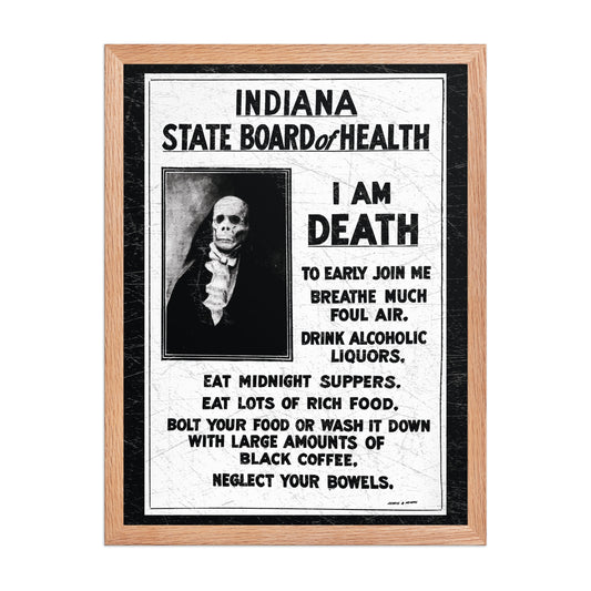 I Am Death Poster - United State of Indiana