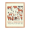 Animals of the Indiana State Fair Poster