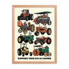 Tractors Through the Ages Poster