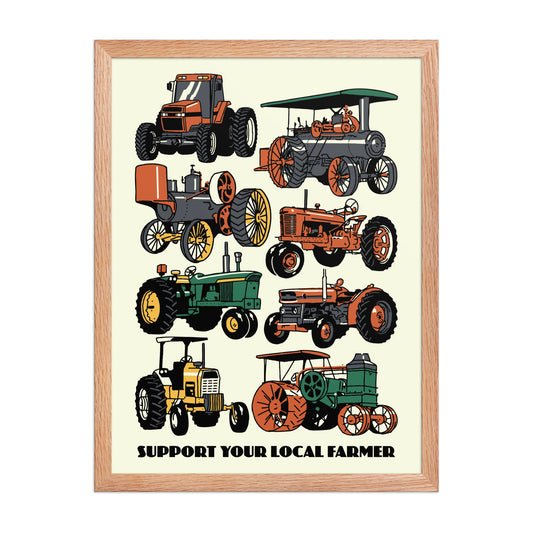 Tractors Through the Ages Poster