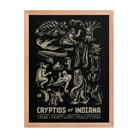 Cryptids of Indiana Poster