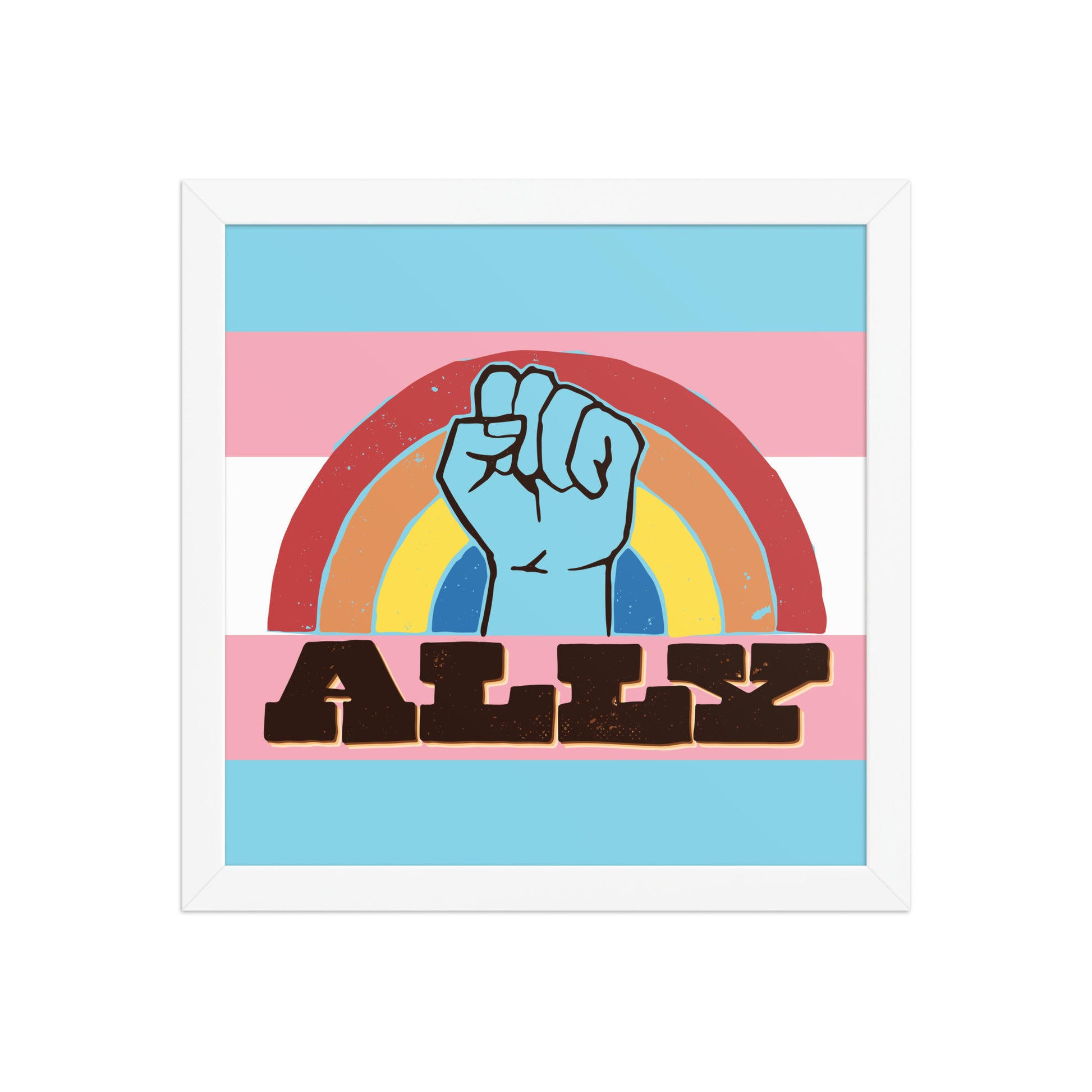 Ally Fist Poster - United State of Indiana