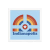 Indianapolis Rainbow Poster - United State of Indiana