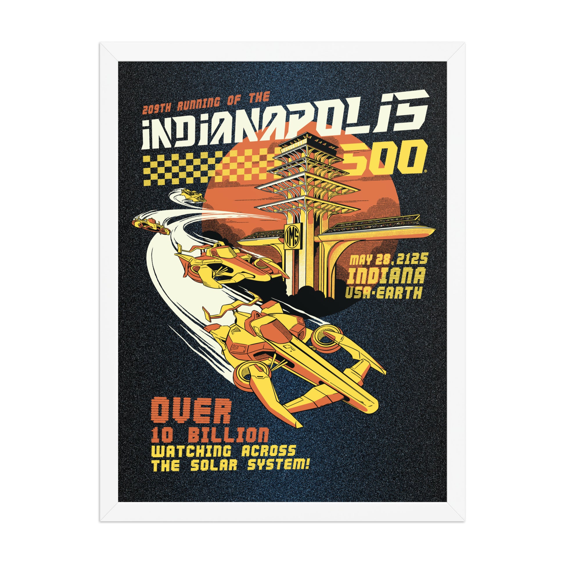 2125 Indy 500 Poster - United State of Indiana