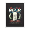 Retro Winners Drink Milk Poster - United State of Indiana