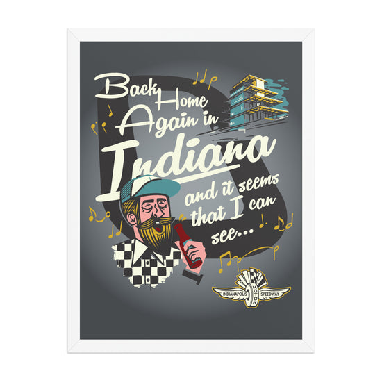 Back Home Again Song Poster - United State of Indiana