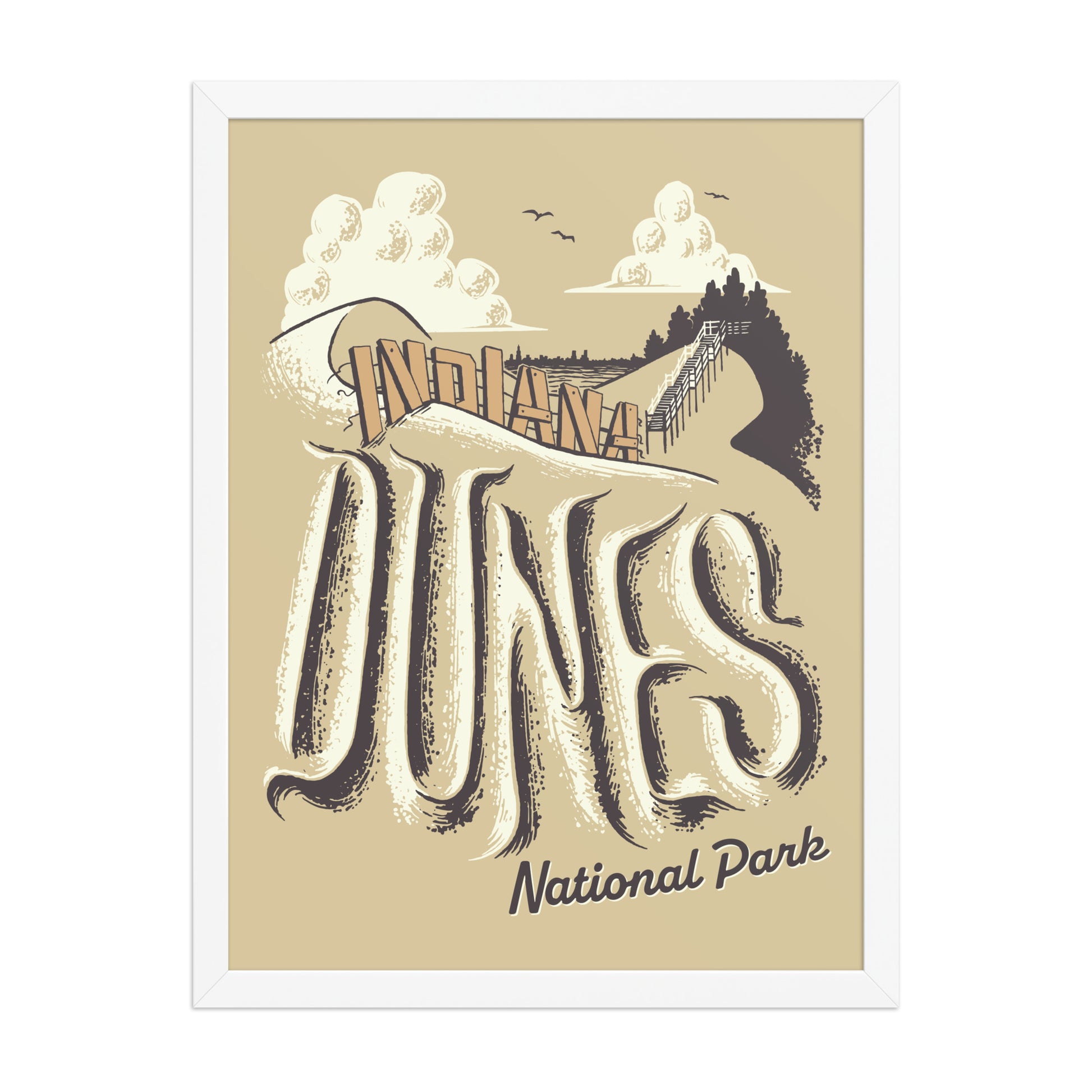 Indiana Dunes National Park Poster - United State of Indiana