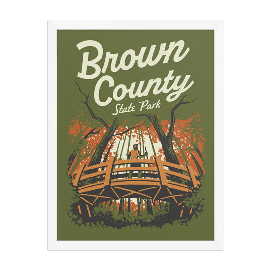 Brown County State Park Poster - United State of Indiana
