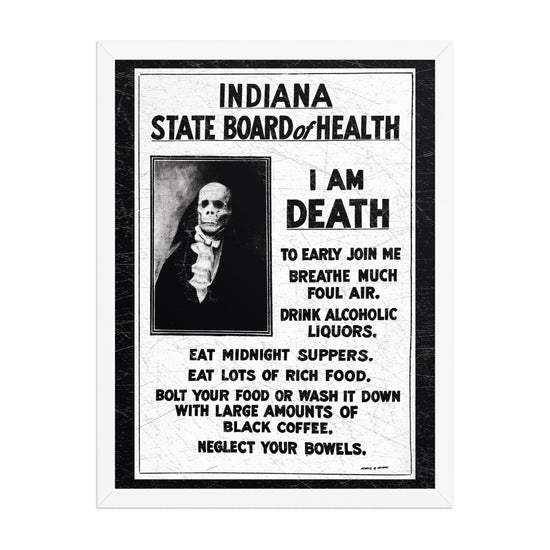 I Am Death Poster - United State of Indiana