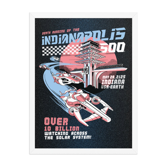 Indy 500 of the Future Poster - United State of Indiana