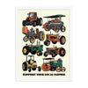 Tractors Through the Ages Poster