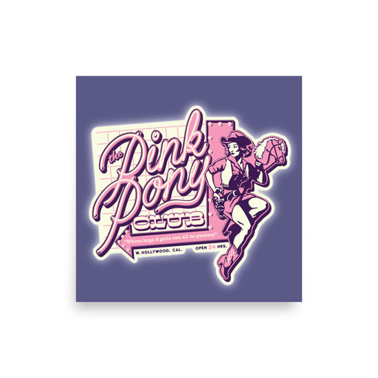 Pink Pony Club Poster - United State of Indiana