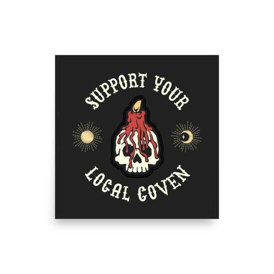 Support Your Local Coven Poster - United State of Indiana