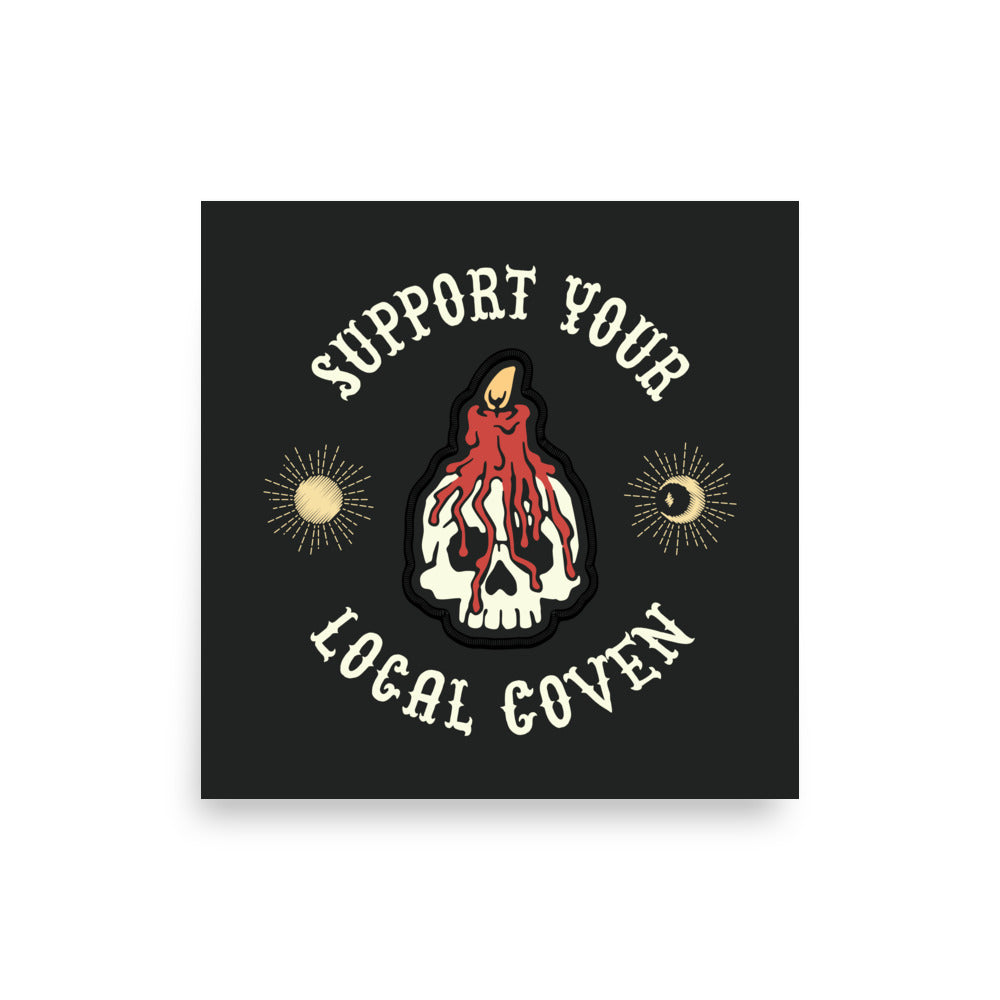 Support Your Local Coven Poster - United State of Indiana