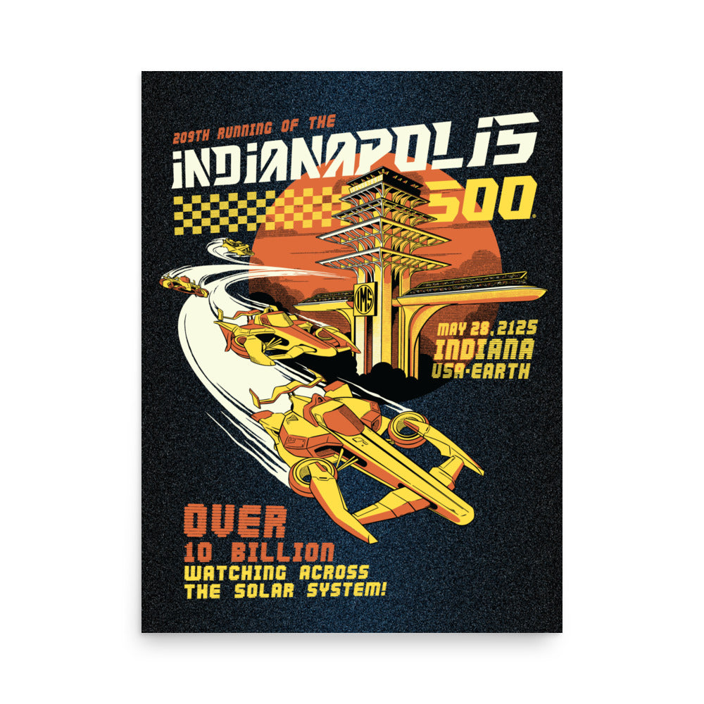 2125 Indy 500 Poster - United State of Indiana