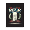 Retro Winners Drink Milk Poster - United State of Indiana