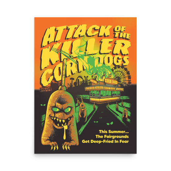Attack of the Killer Corndogs Poster - United State of Indiana