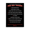 Red Key Rules Poster - United State of Indiana
