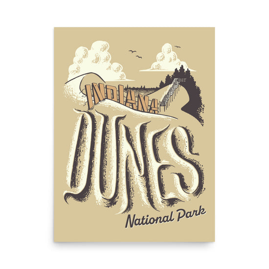 Indiana Dunes National Park Poster - United State of Indiana