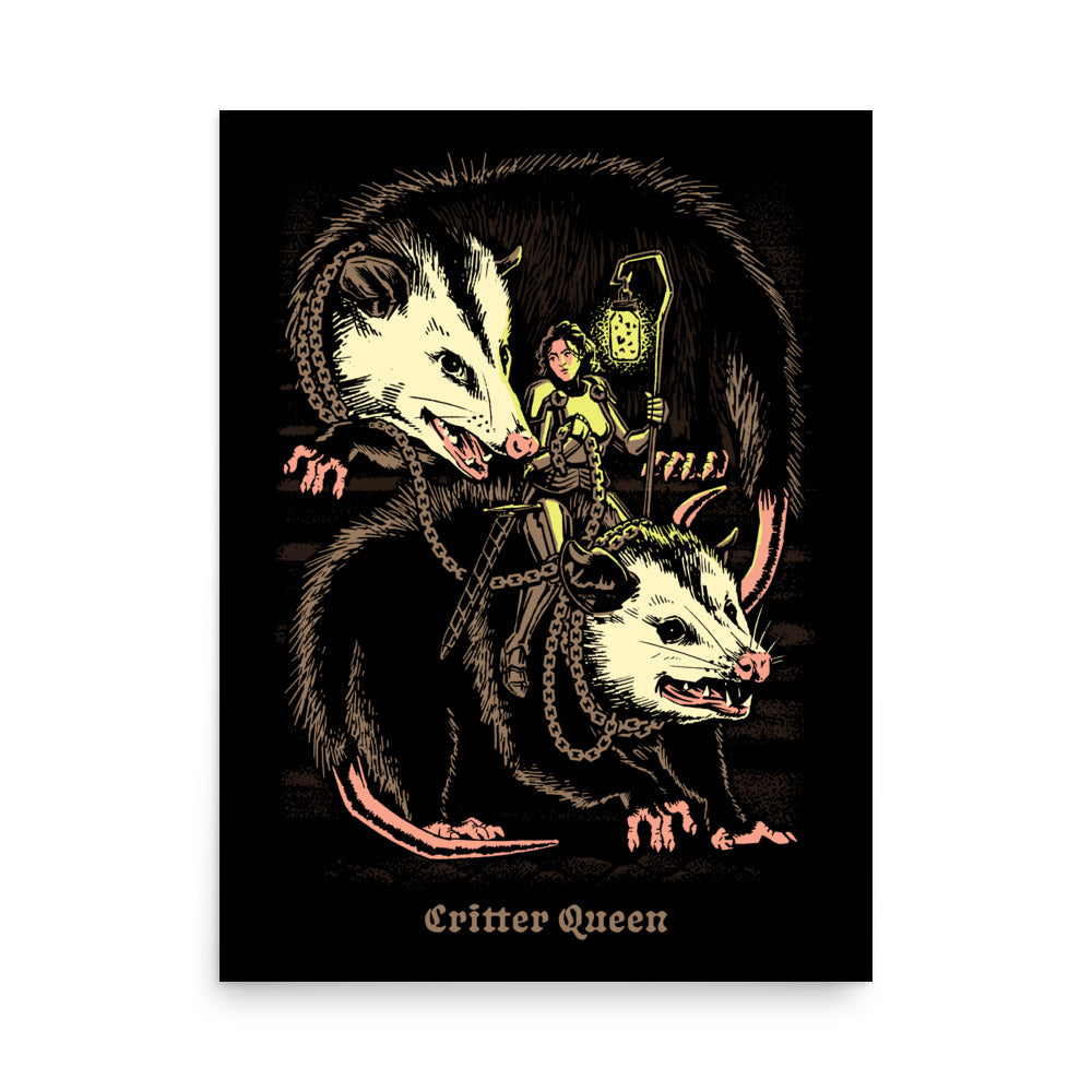 Critter Queen Poster - United State of Indiana
