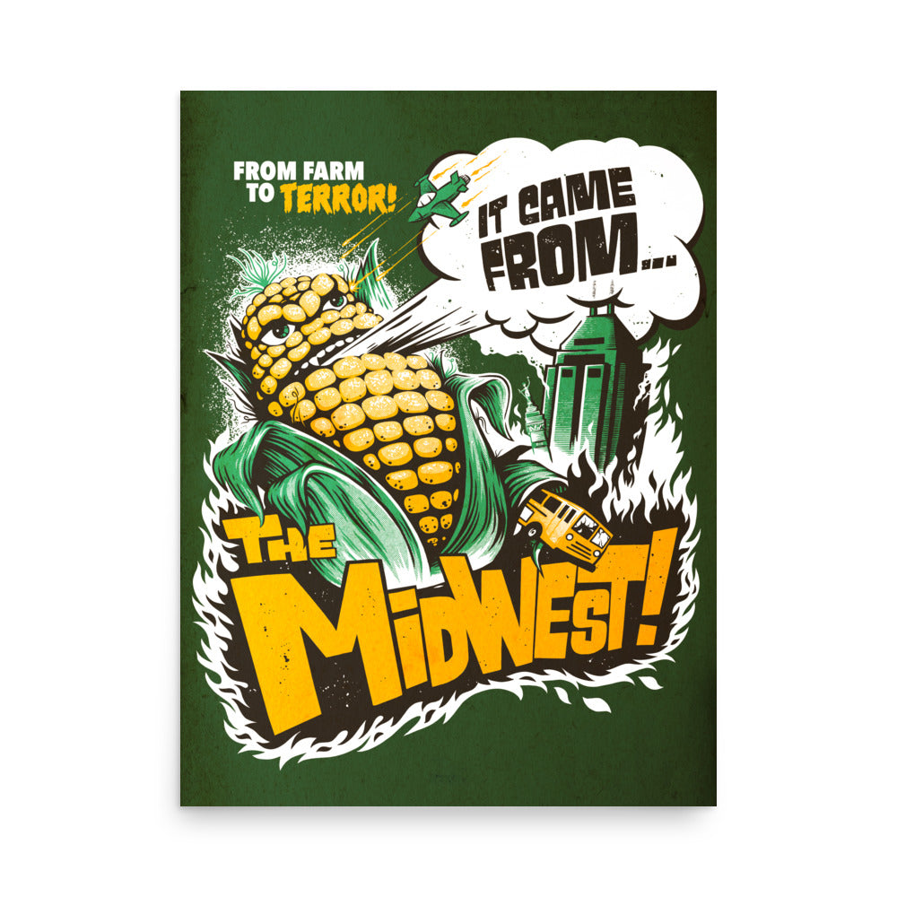 It Came From the Midwest Poster - United State of Indiana