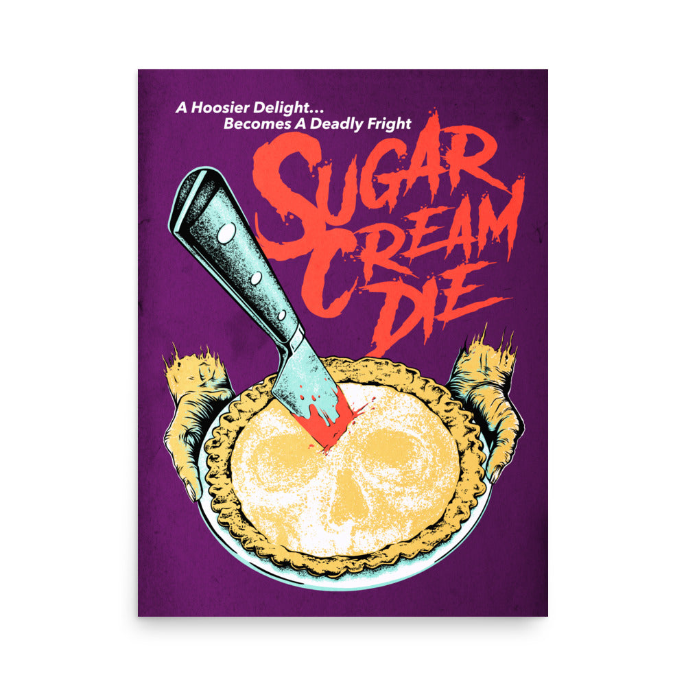 Sugar Cream Die Poster - United State of Indiana
