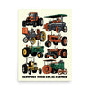 Tractors Through the Ages Poster