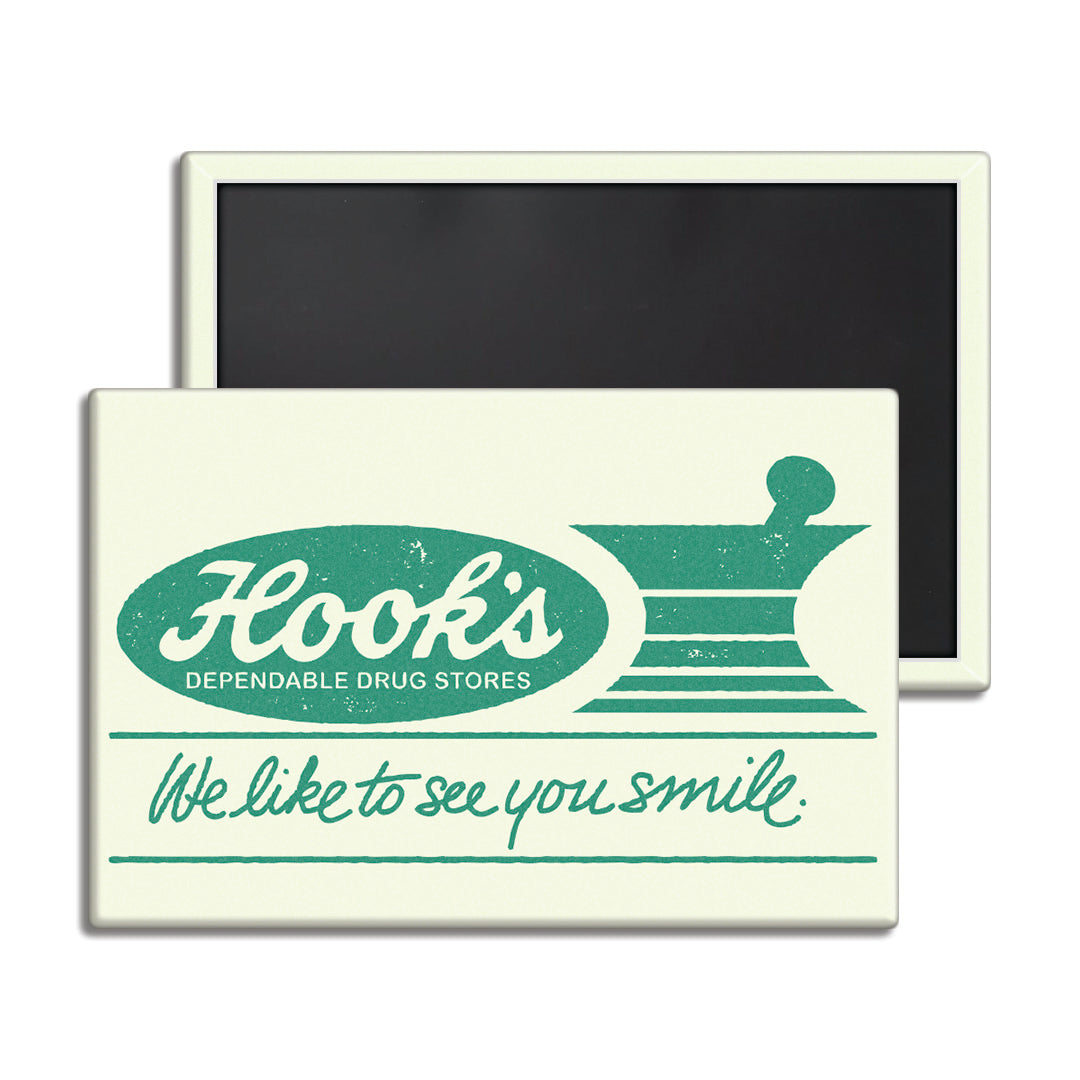 Hook's We Like to See You Smile Magnet - United State of Indiana