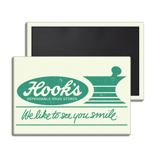 Hook's We Like to See You Smile Magnet - United State of Indiana