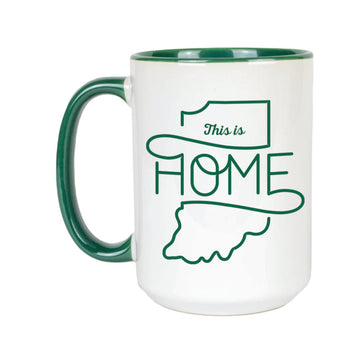 This is Home Neon Green Mug