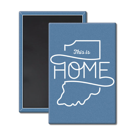 This is Home Neon Magnet - United State of Indiana