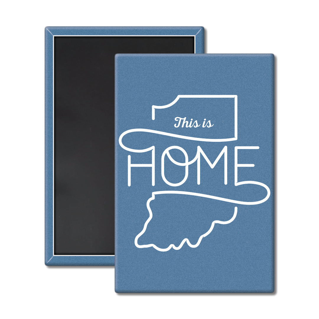 This is Home Neon Magnet - United State of Indiana
