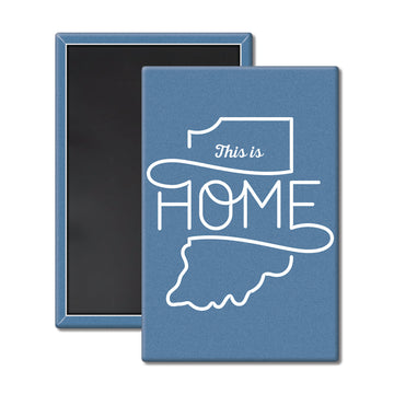 This is Home Neon Magnet - United State of Indiana