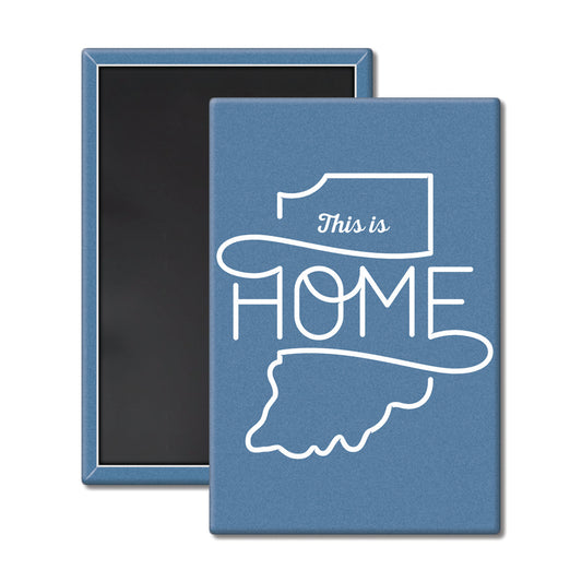 This is Home Neon Magnet - United State of Indiana