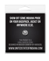 Pencil Enamel Pin - United State of Indiana: Indiana-Made T-Shirts and Gifts