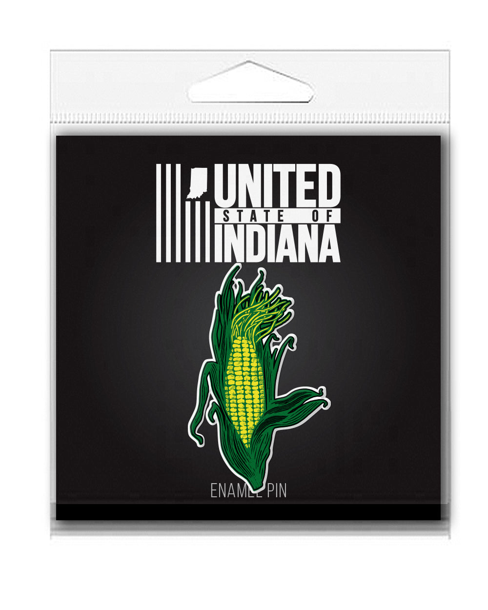 Indiana Sweet Corn Enamel Pin - United State of Indiana
